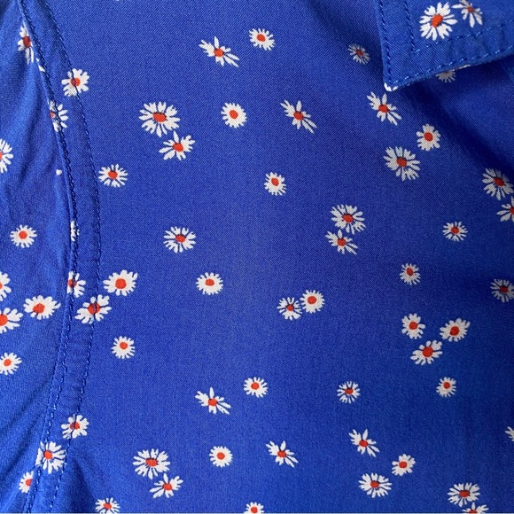beachlunchlounge Floral daisy button down top XS - Picture 7 of 8